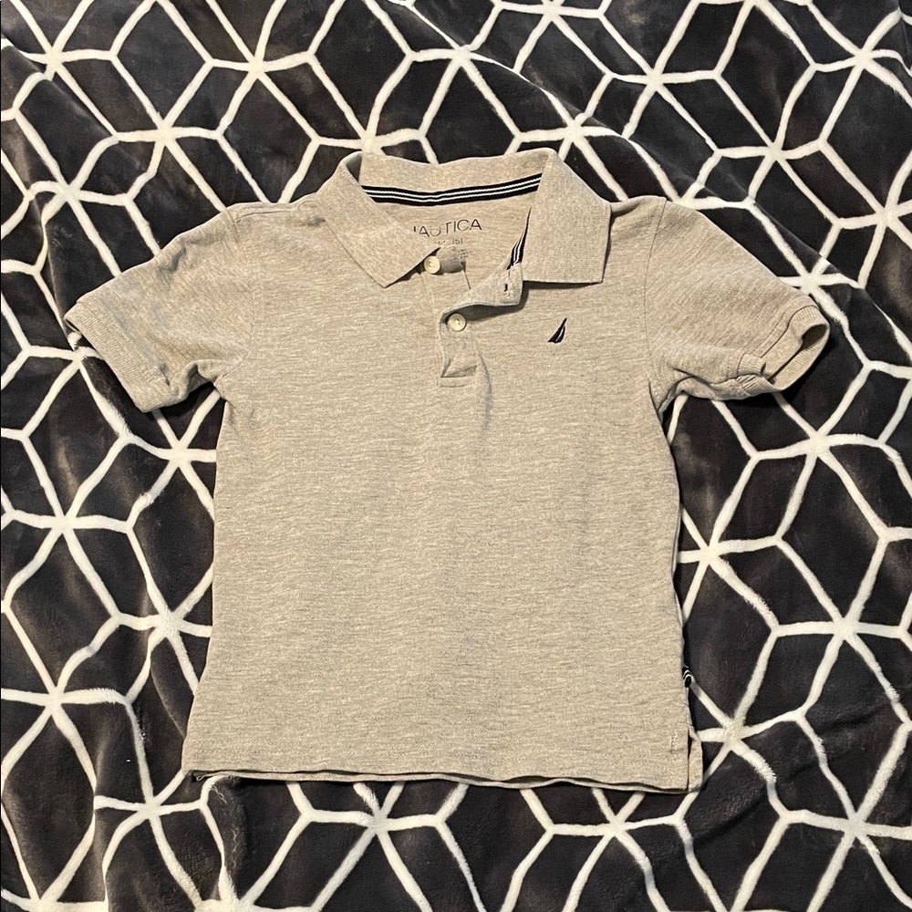Nautica Kids Light Gray Polo Shirt